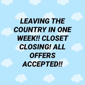 Closet closing!